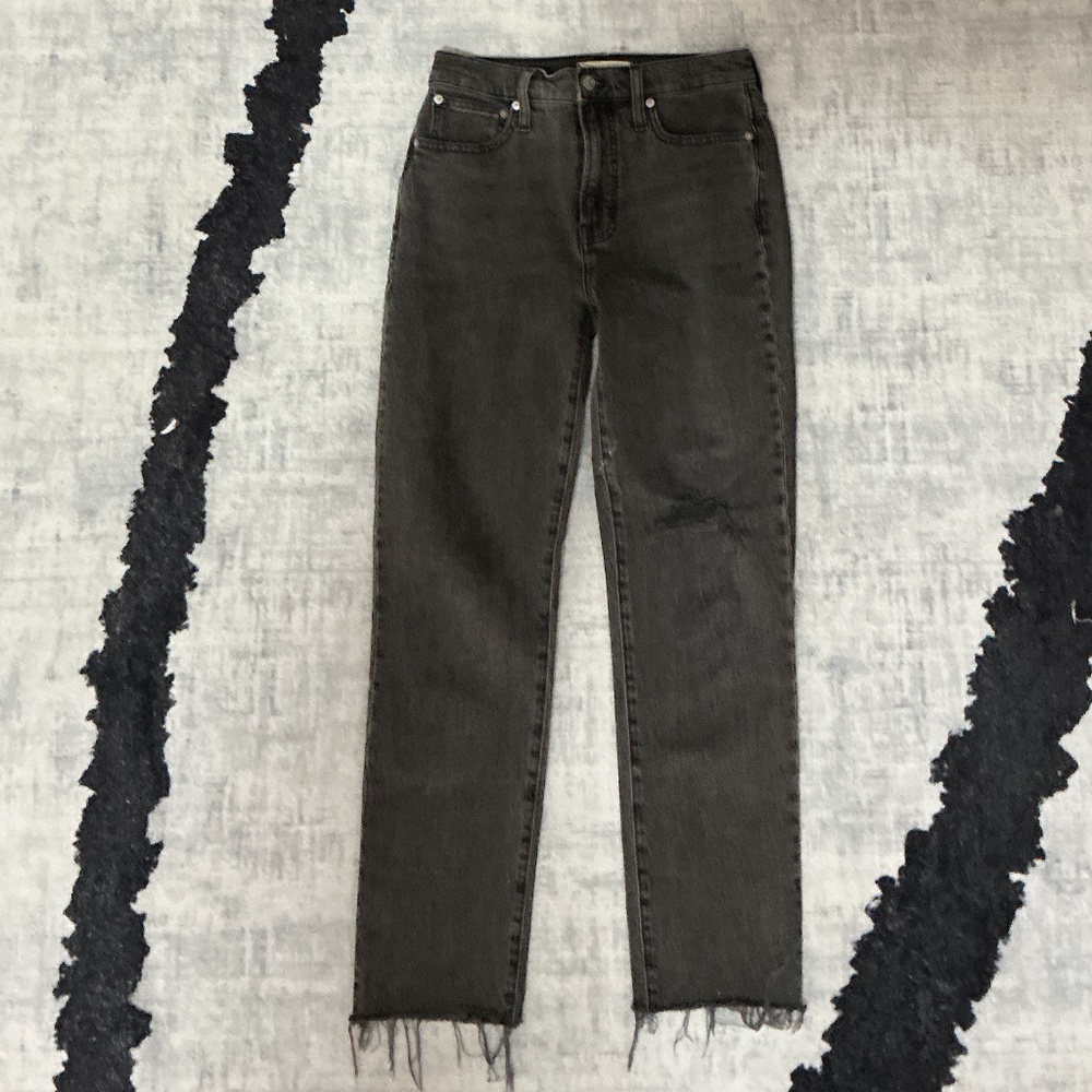 Madewell Perfect Vintage Jeans Size 26 | Dark Gray Wash
